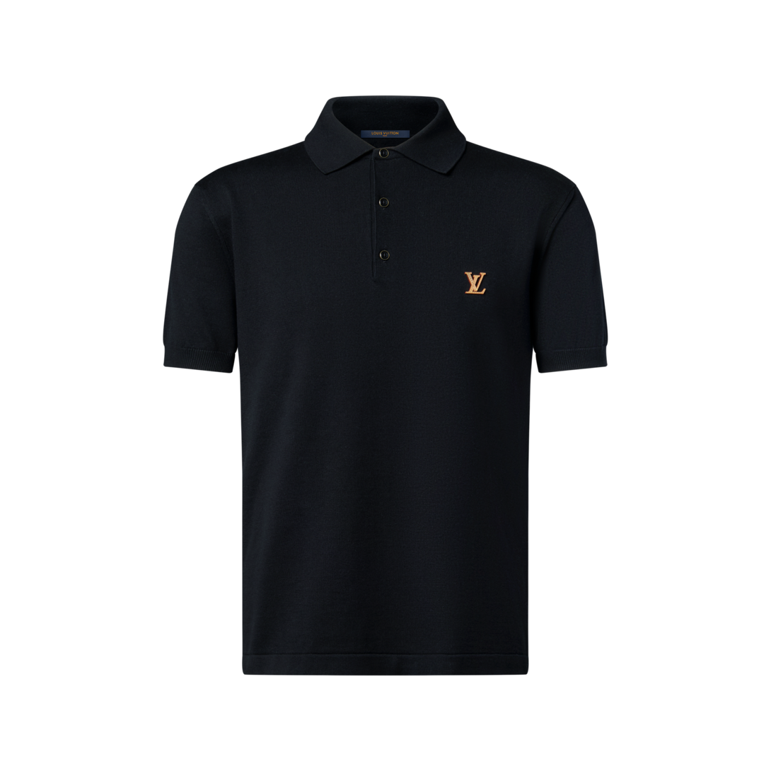 Short-Sleeved Polo Shirt With Signature - Men - Ready-to-Wear